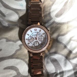 Michael Kors rose gold watch